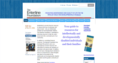 Desktop Screenshot of enterlinefoundation.org